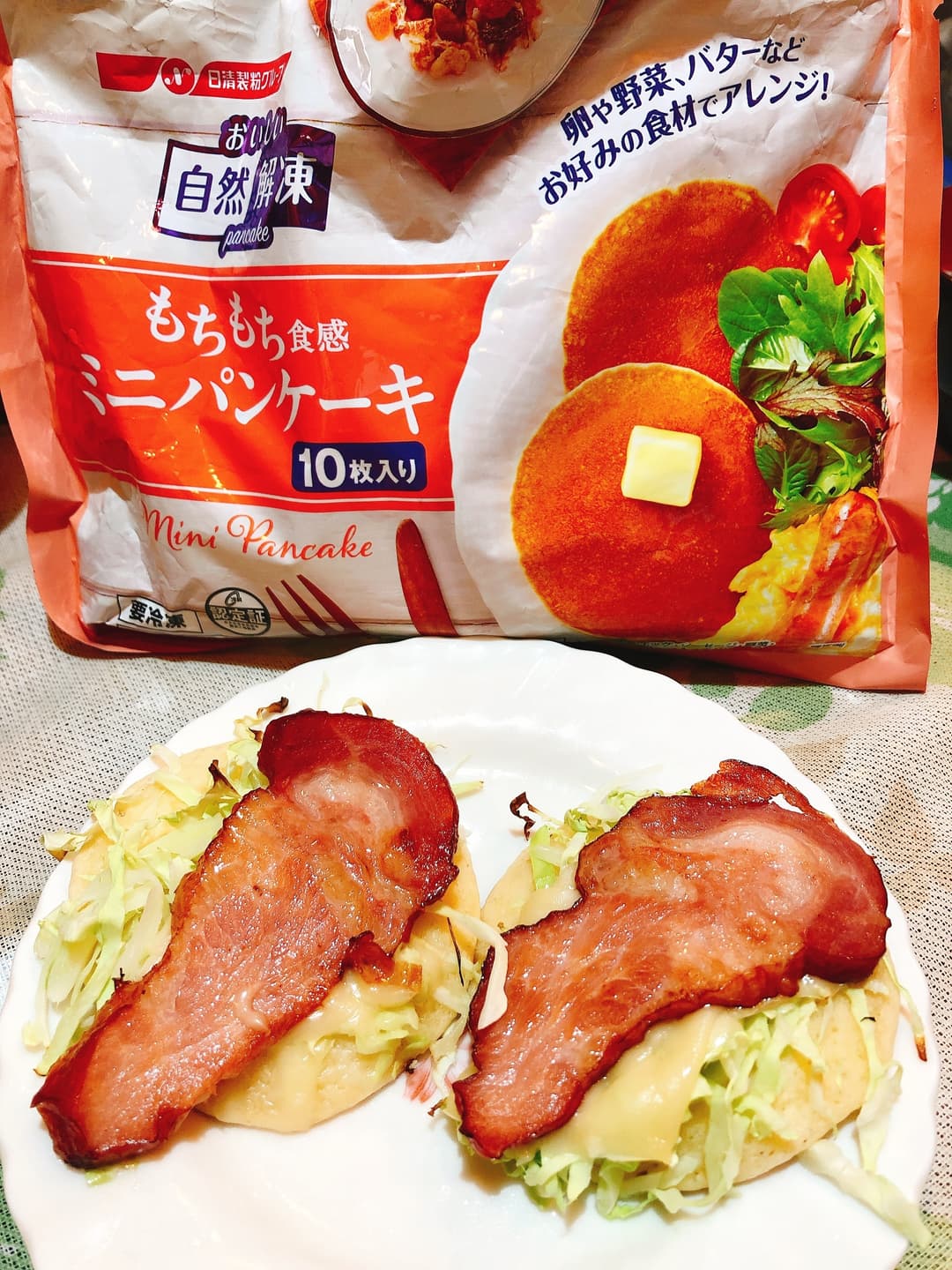 ベーコンチーズサンドの完成写真