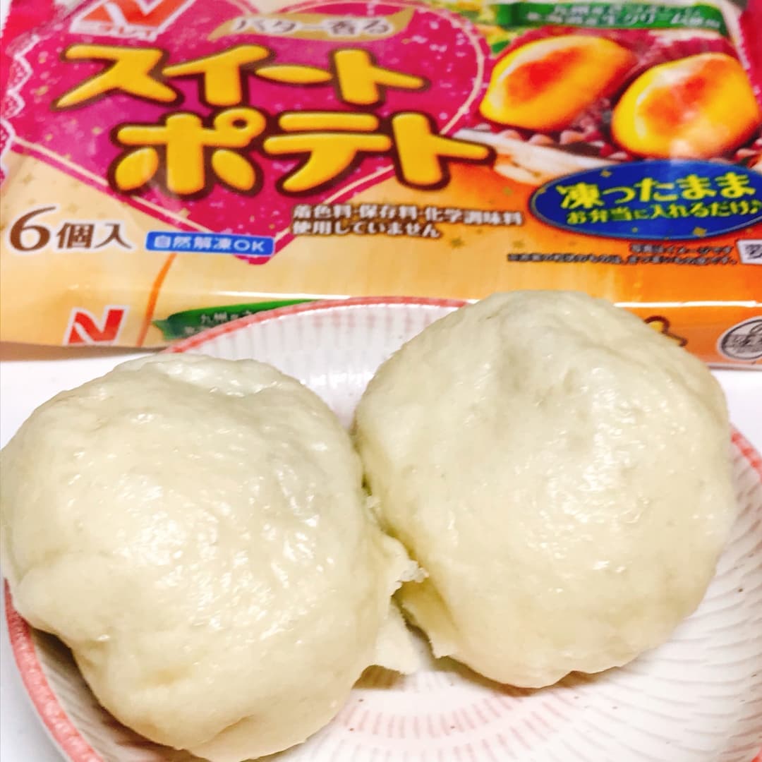 スイートポテトあんまんの完成写真