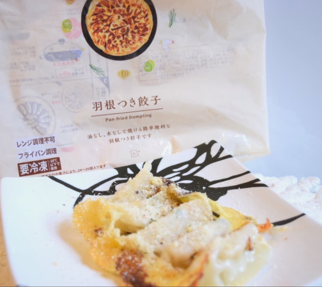 羽根つき餃子のチーズ焼きの完成写真