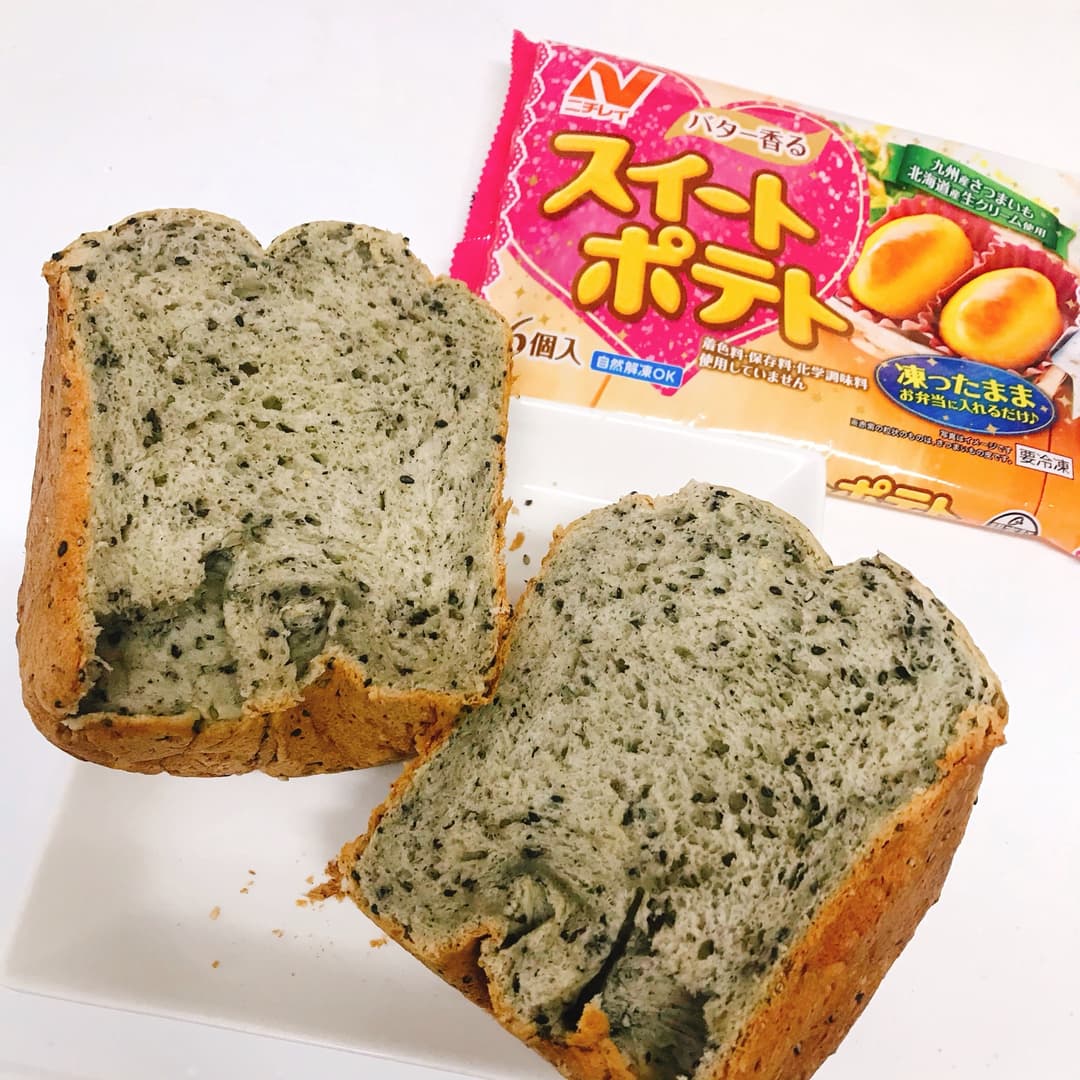ごまスイートポテトパンの完成写真