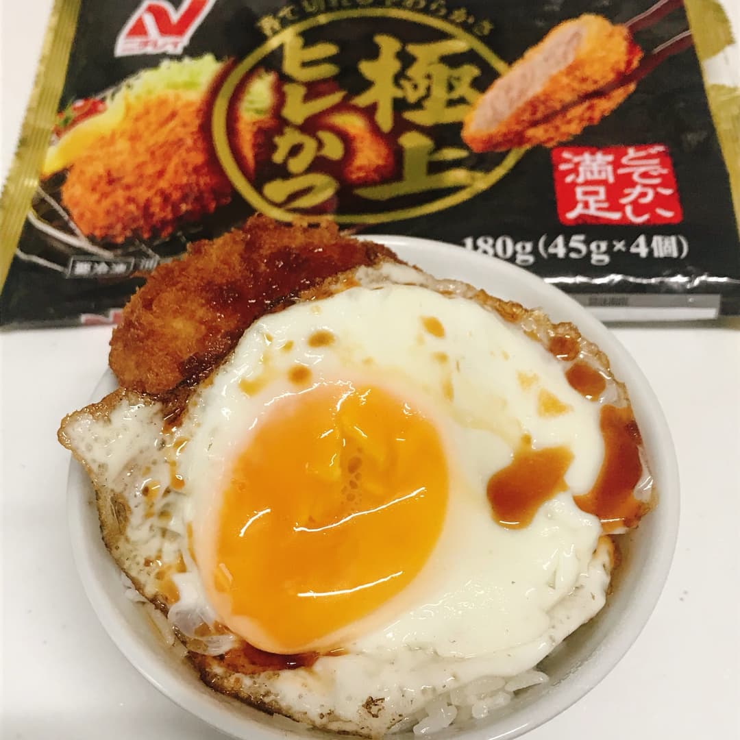 極上照り焼きヒレかつ丼の完成写真