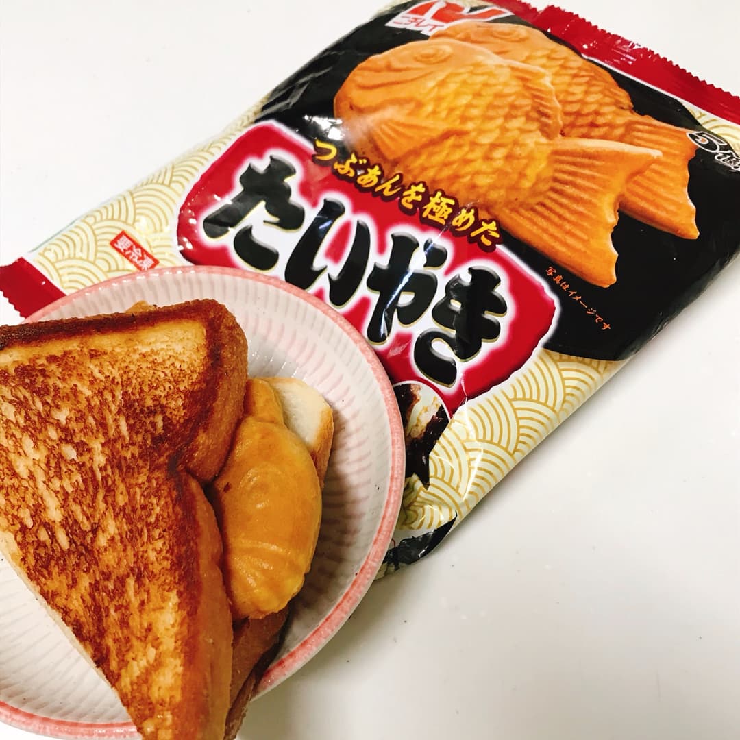 たいやきのバタートーストの完成写真