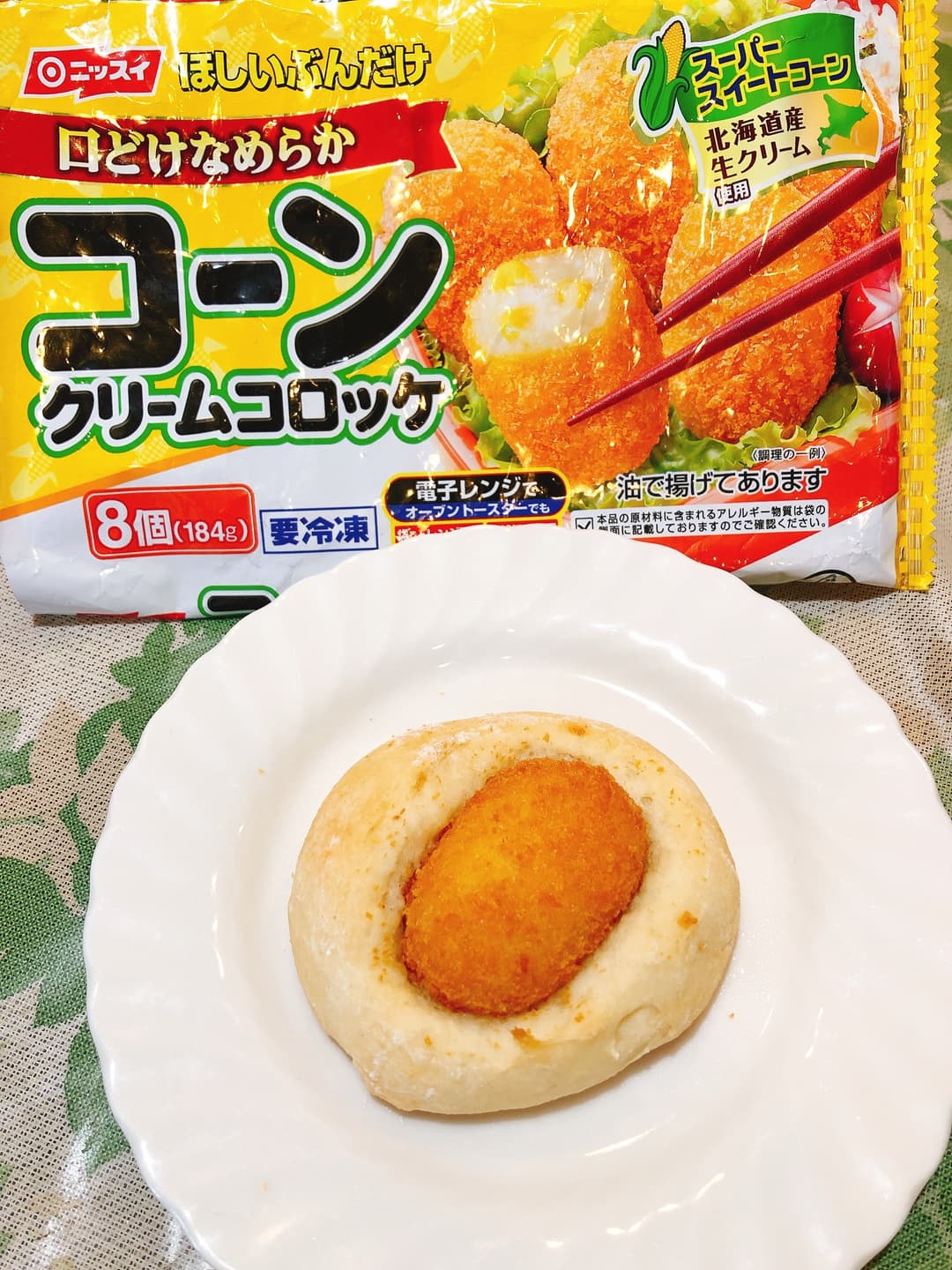 コーンパンの完成写真