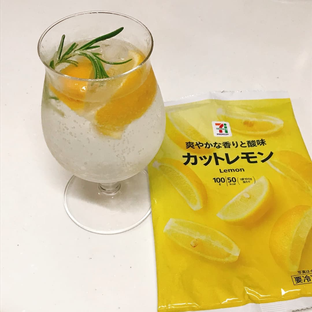 レモンソーダの完成写真
