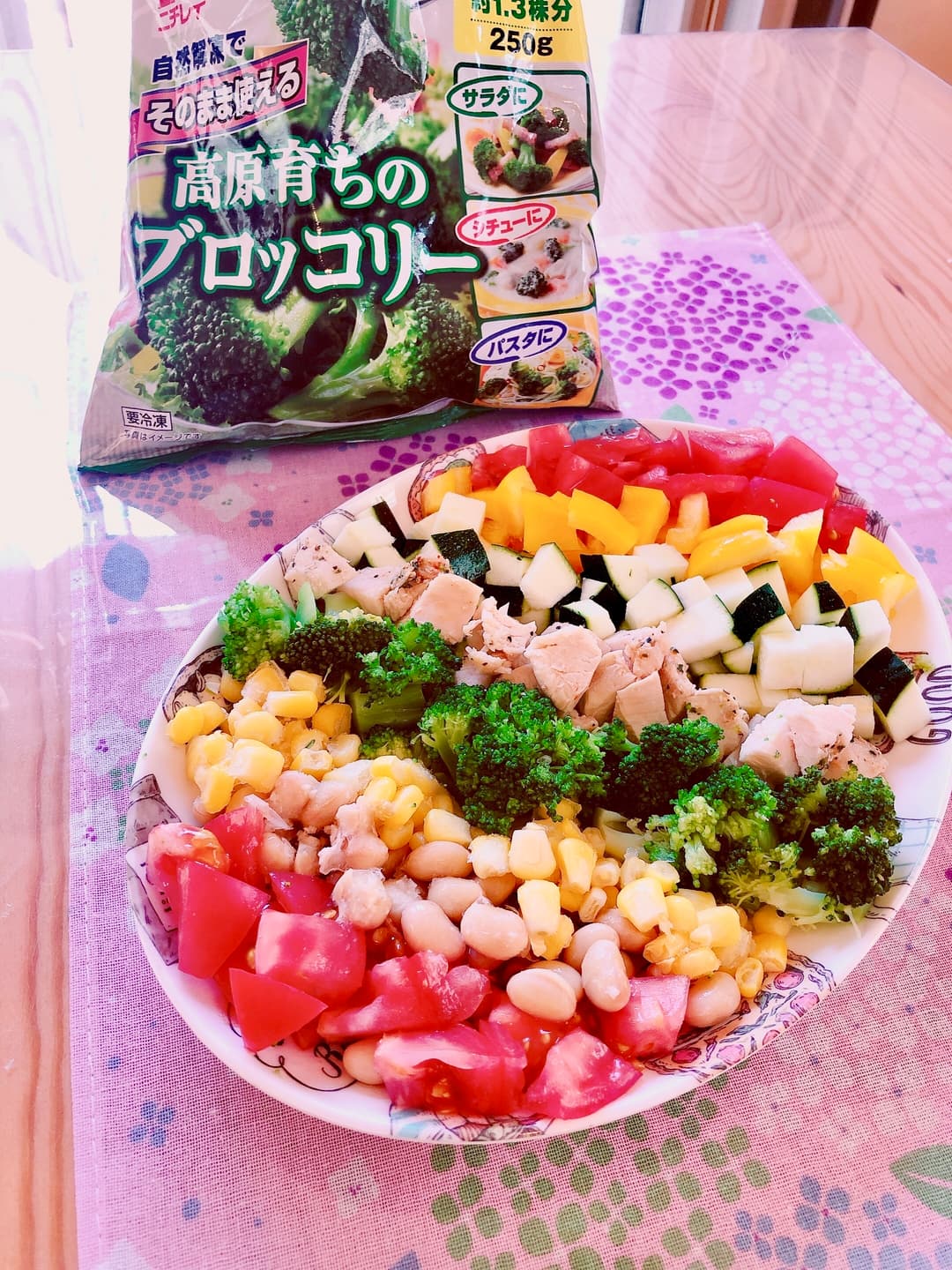 コブサラダの完成写真