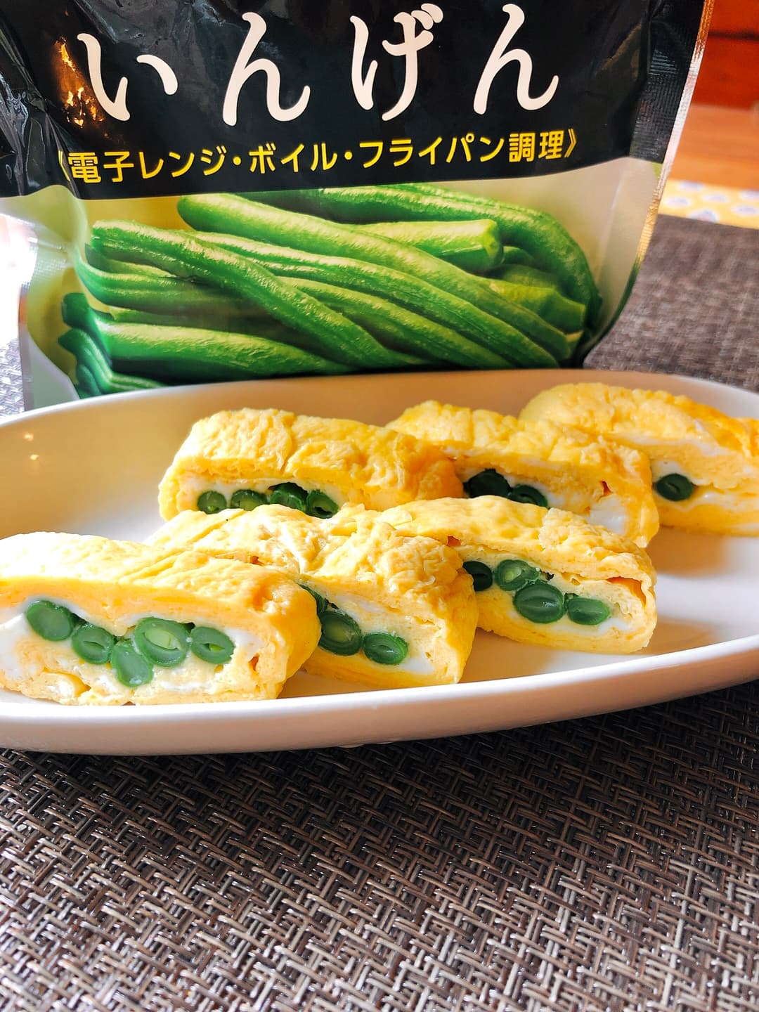ハーモニカ卵焼きの完成写真