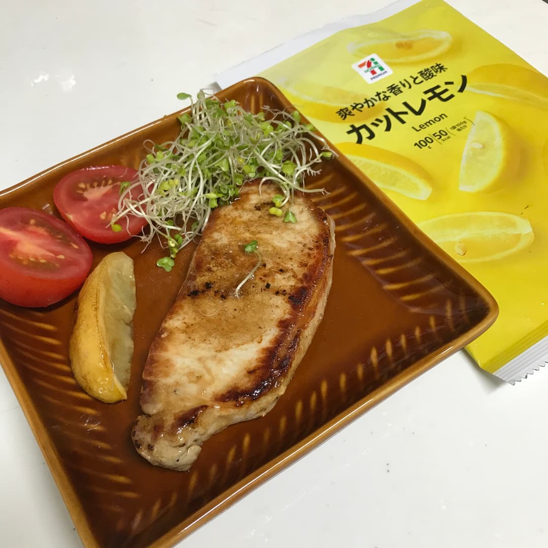 ポークソテーレモンバターの完成写真