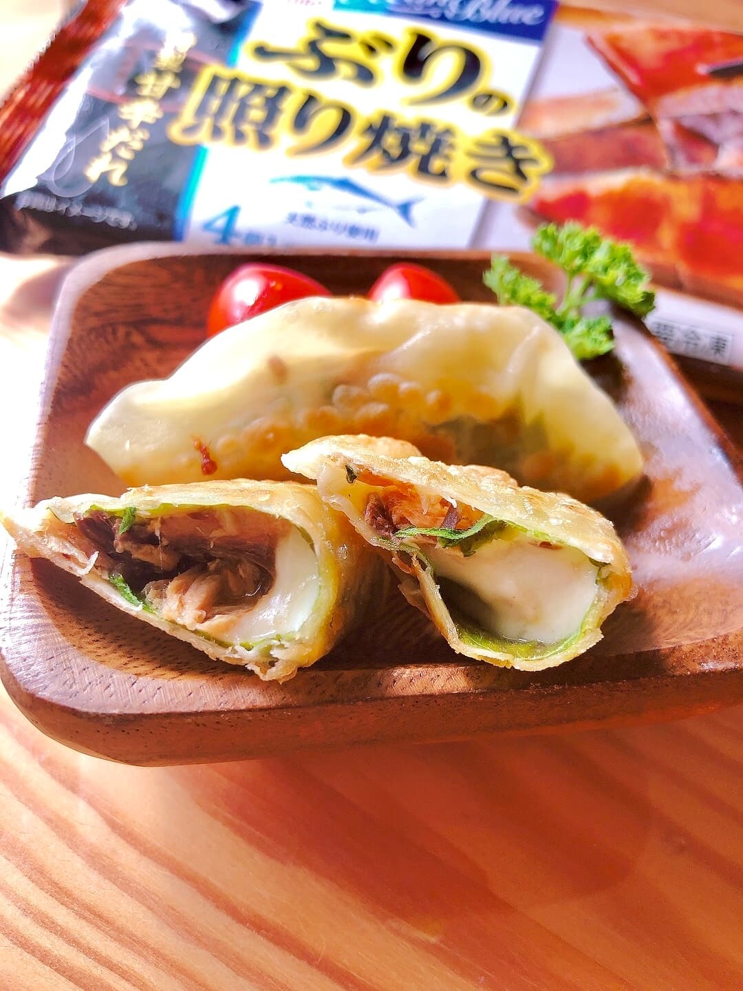 ブリのしそチーズ餃子の完成写真