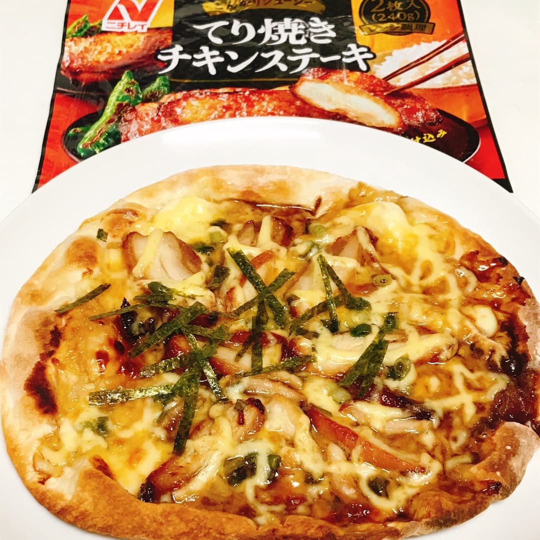 てり焼きチキンピザの完成写真