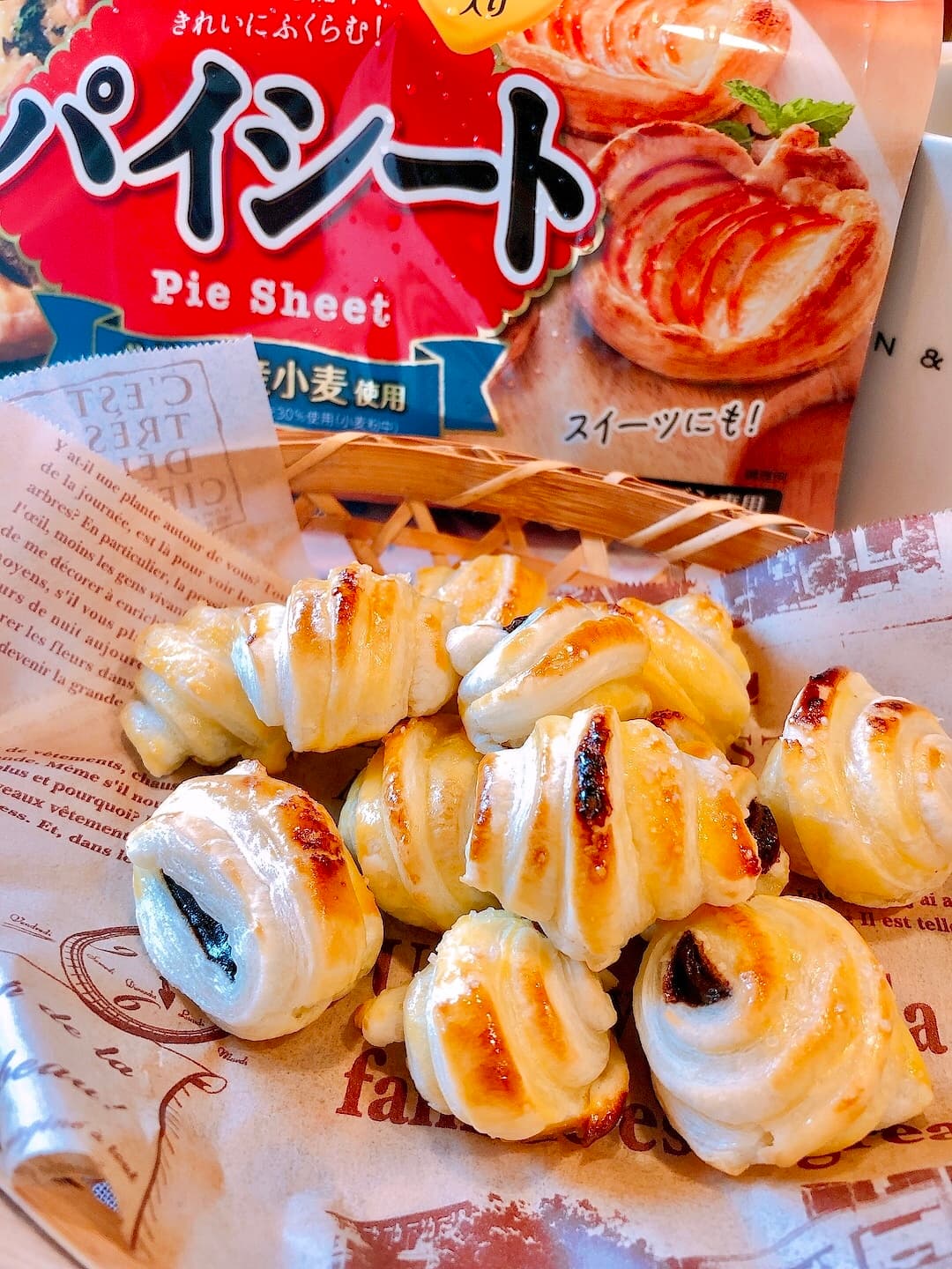 ミニチョコパイの完成写真