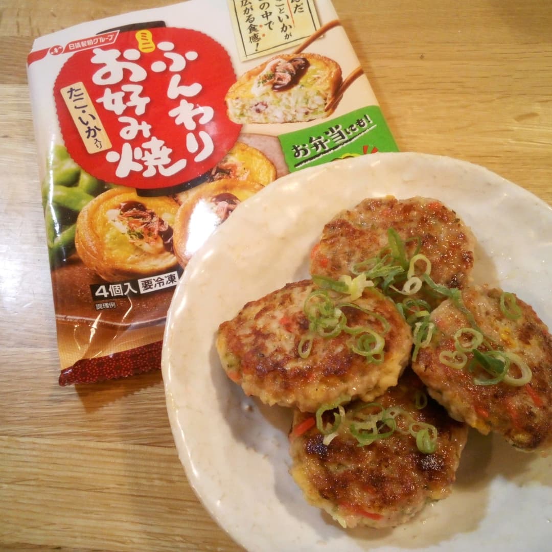 お好み焼きつくねの完成写真