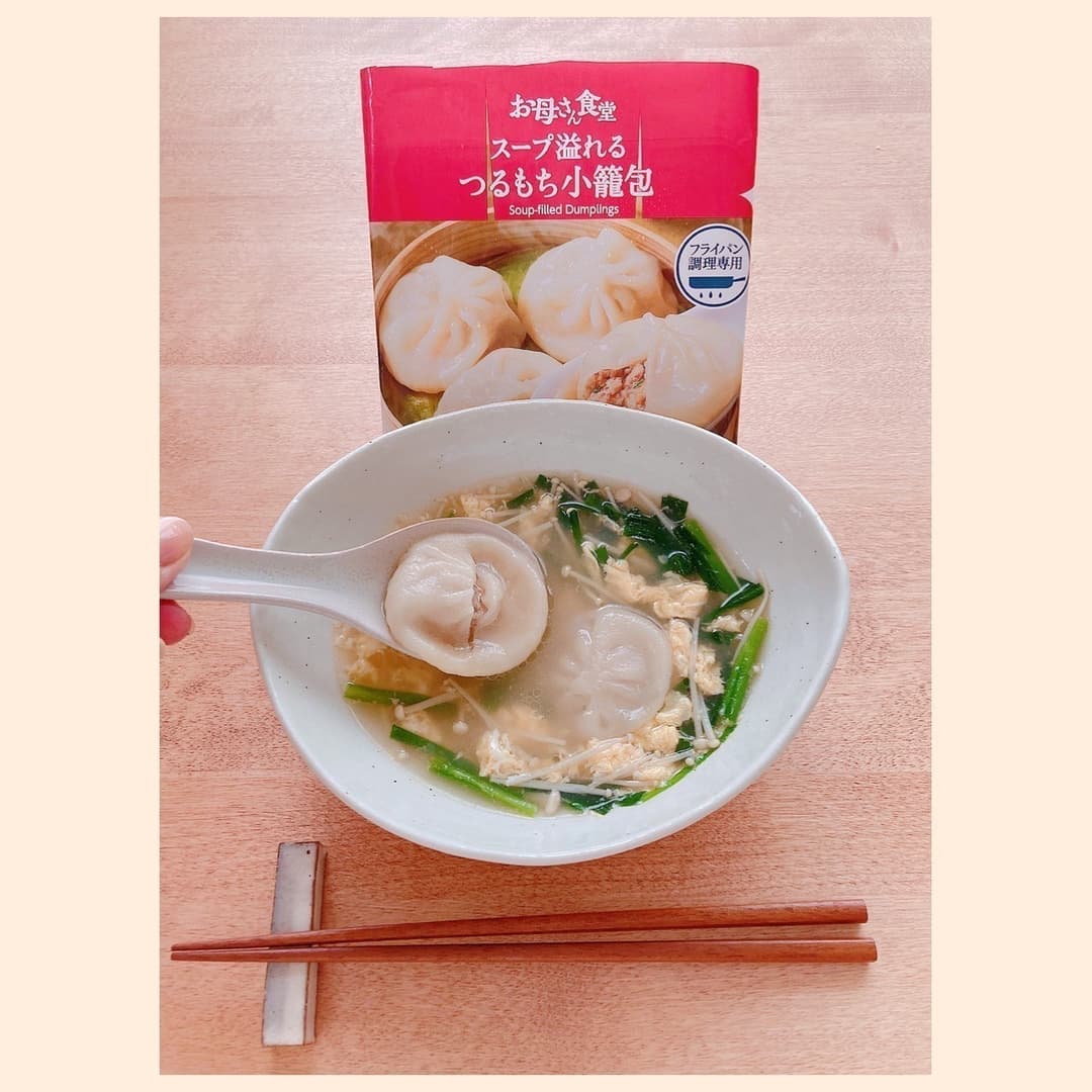 ほっこり温まる小籠包の中華スープの完成写真