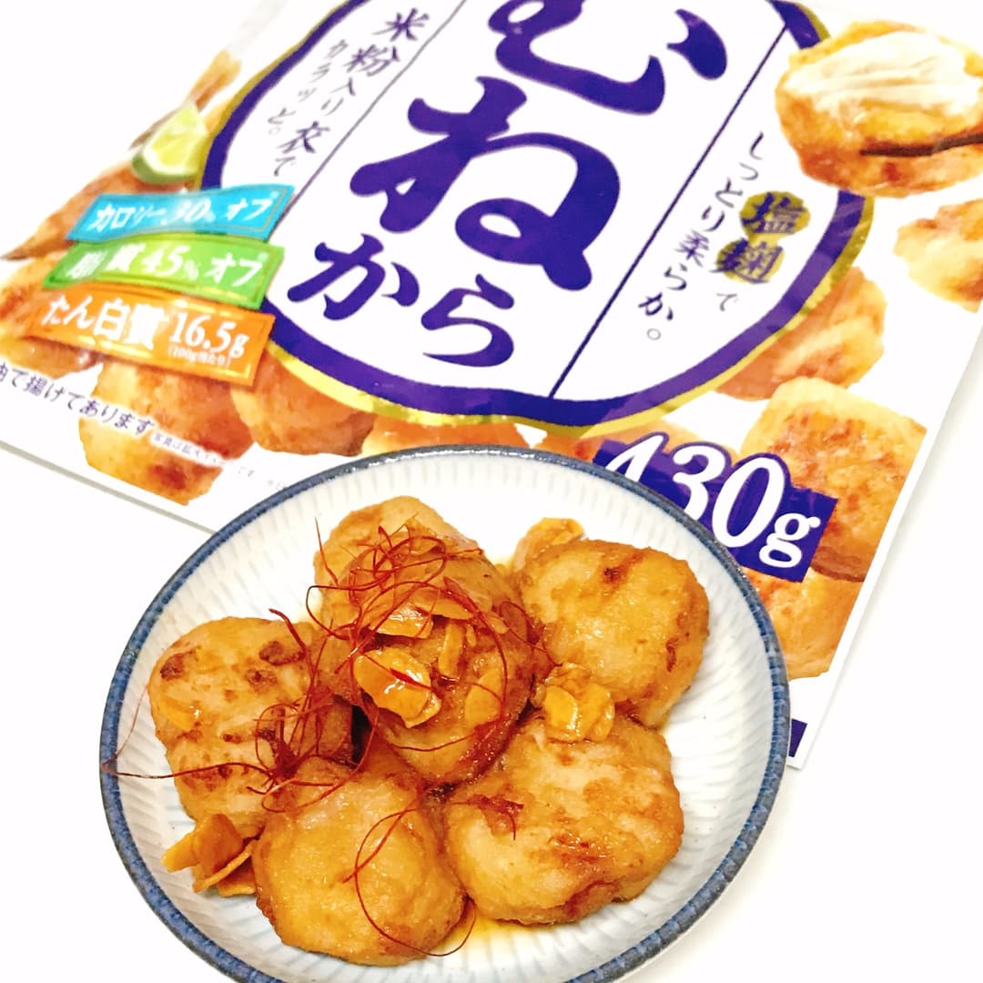 むねからにんにく醤油の完成写真