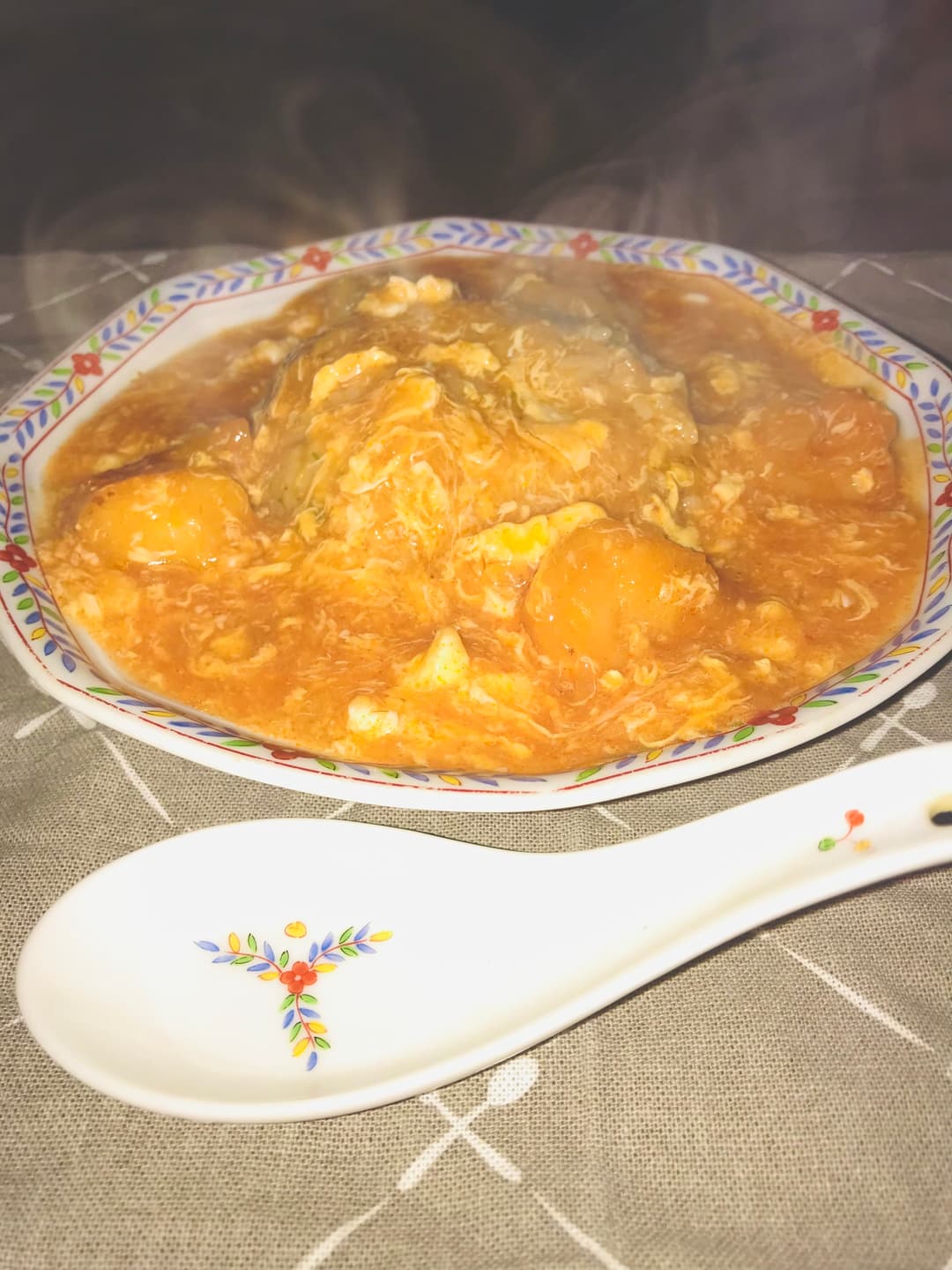 エビチリあんかけチャーハン‼︎の完成写真