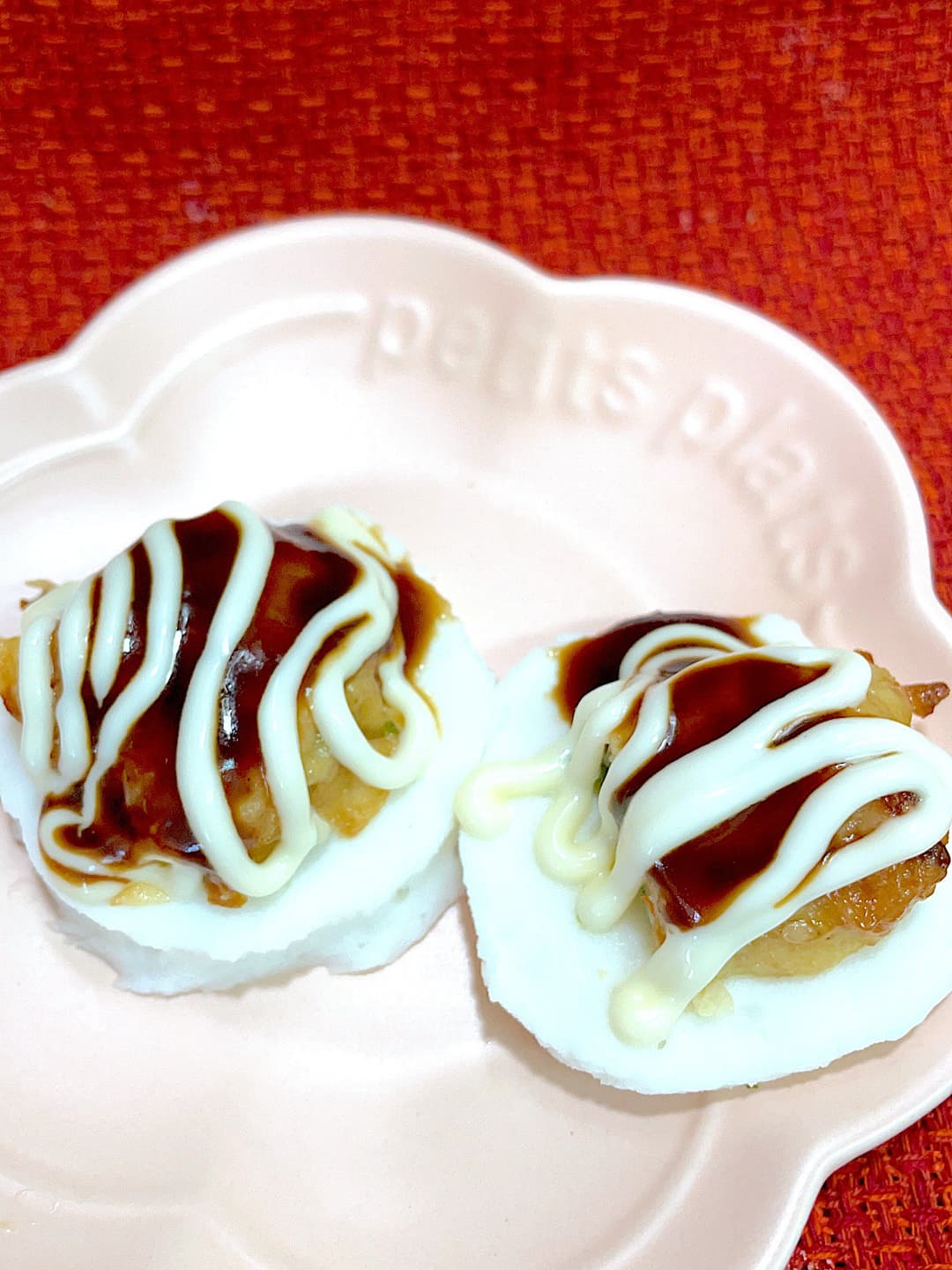 肉巻きオクラのはんぺん焼きの完成写真