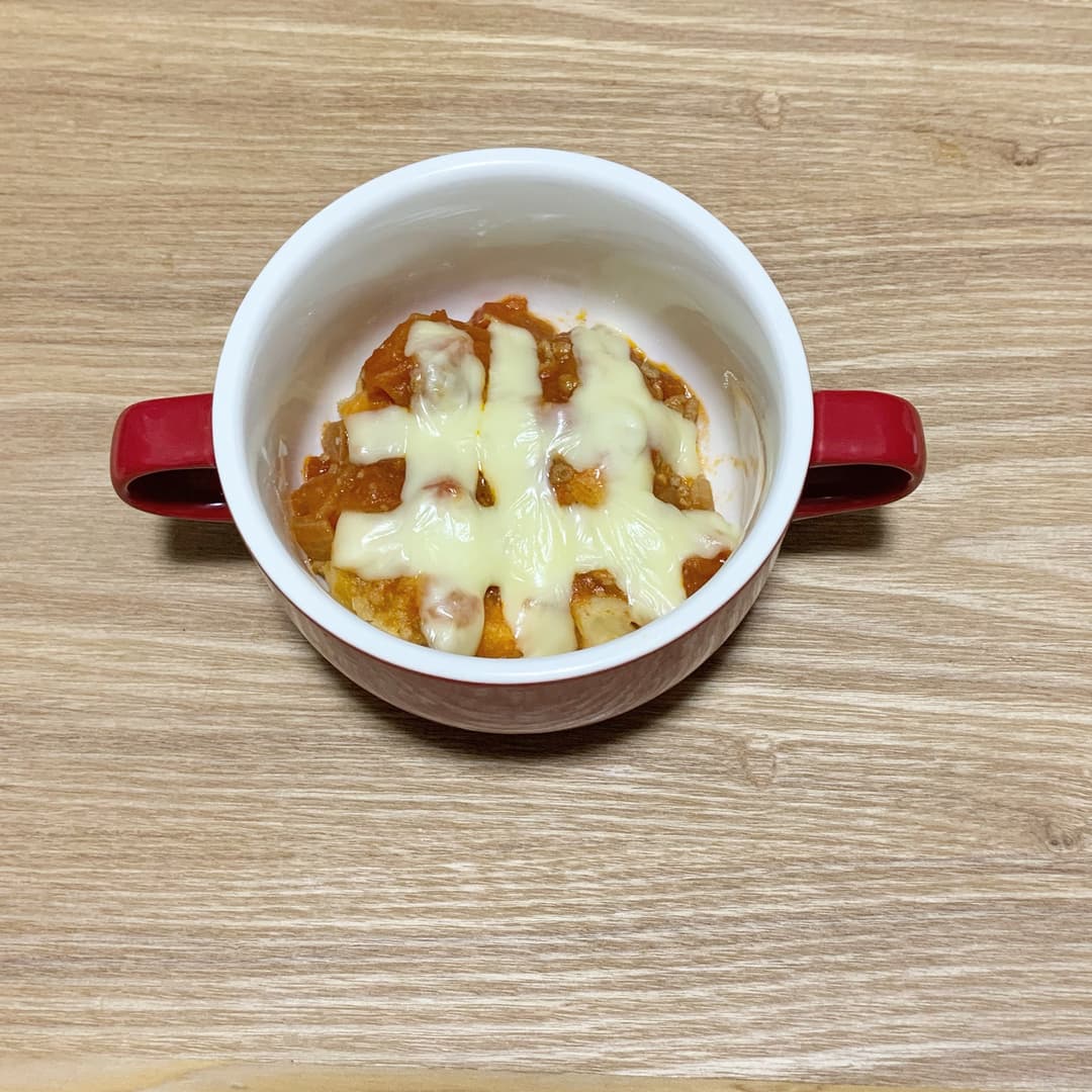 ポテトピザグラタンの完成写真