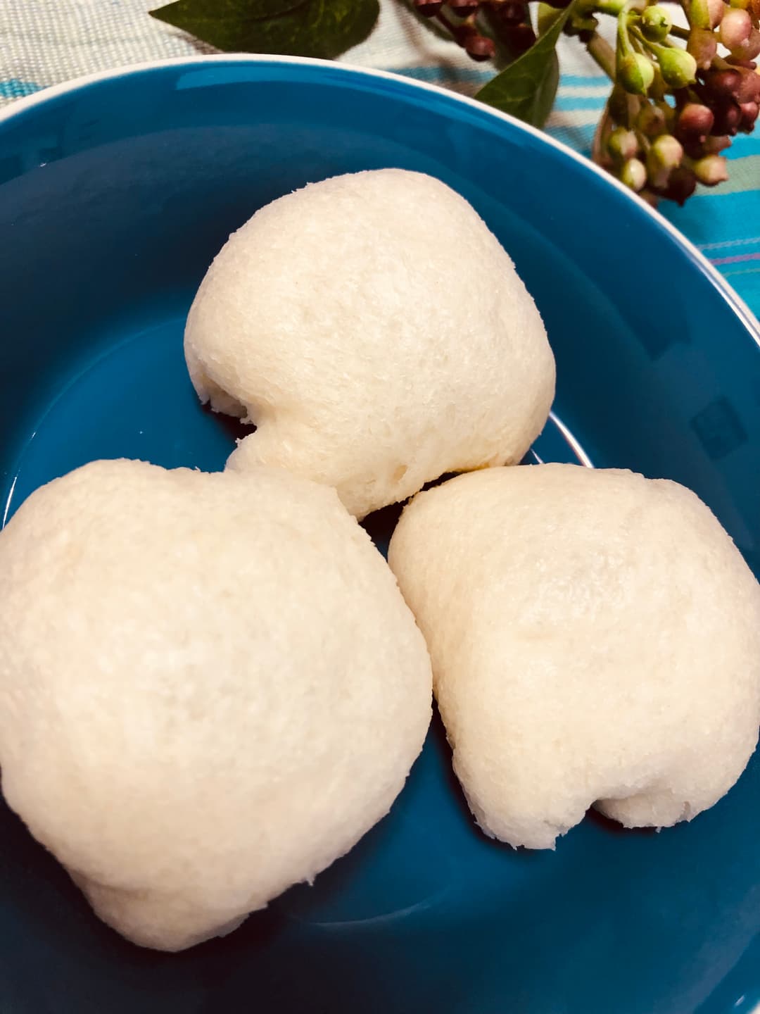 パンで中華まん風の完成写真