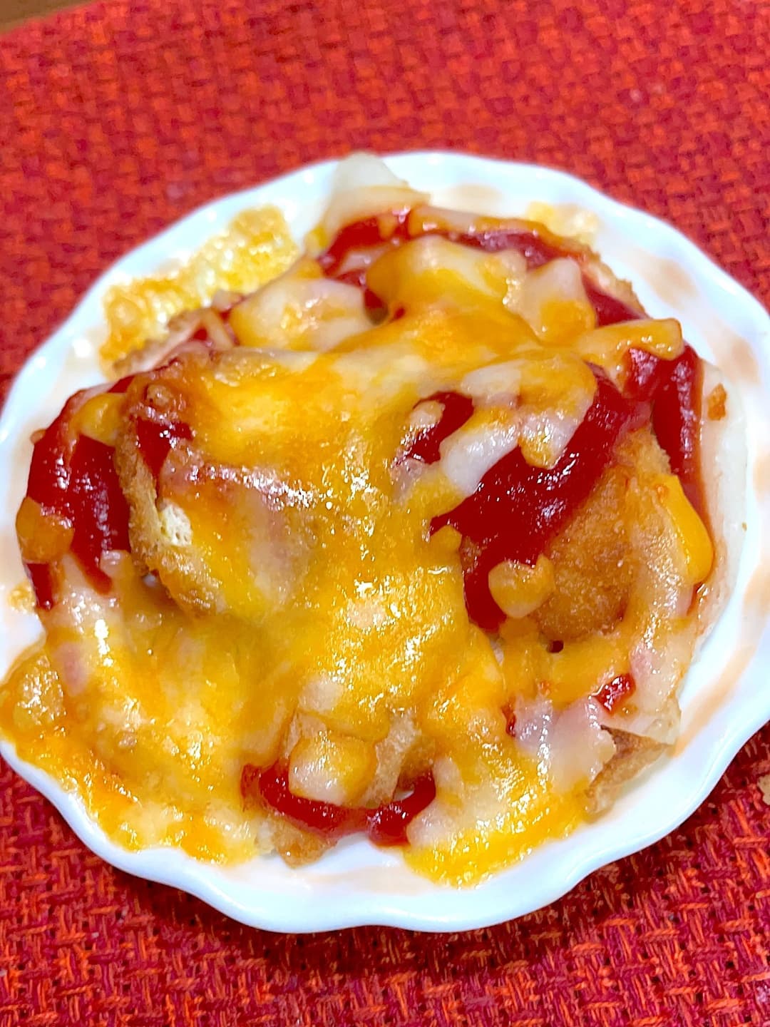 カレーロールのちくチー焼きの完成写真