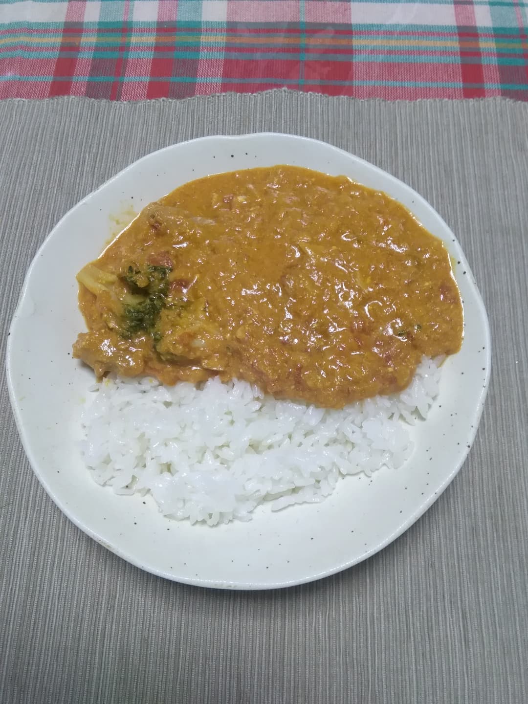 バターチキンカレーの完成写真