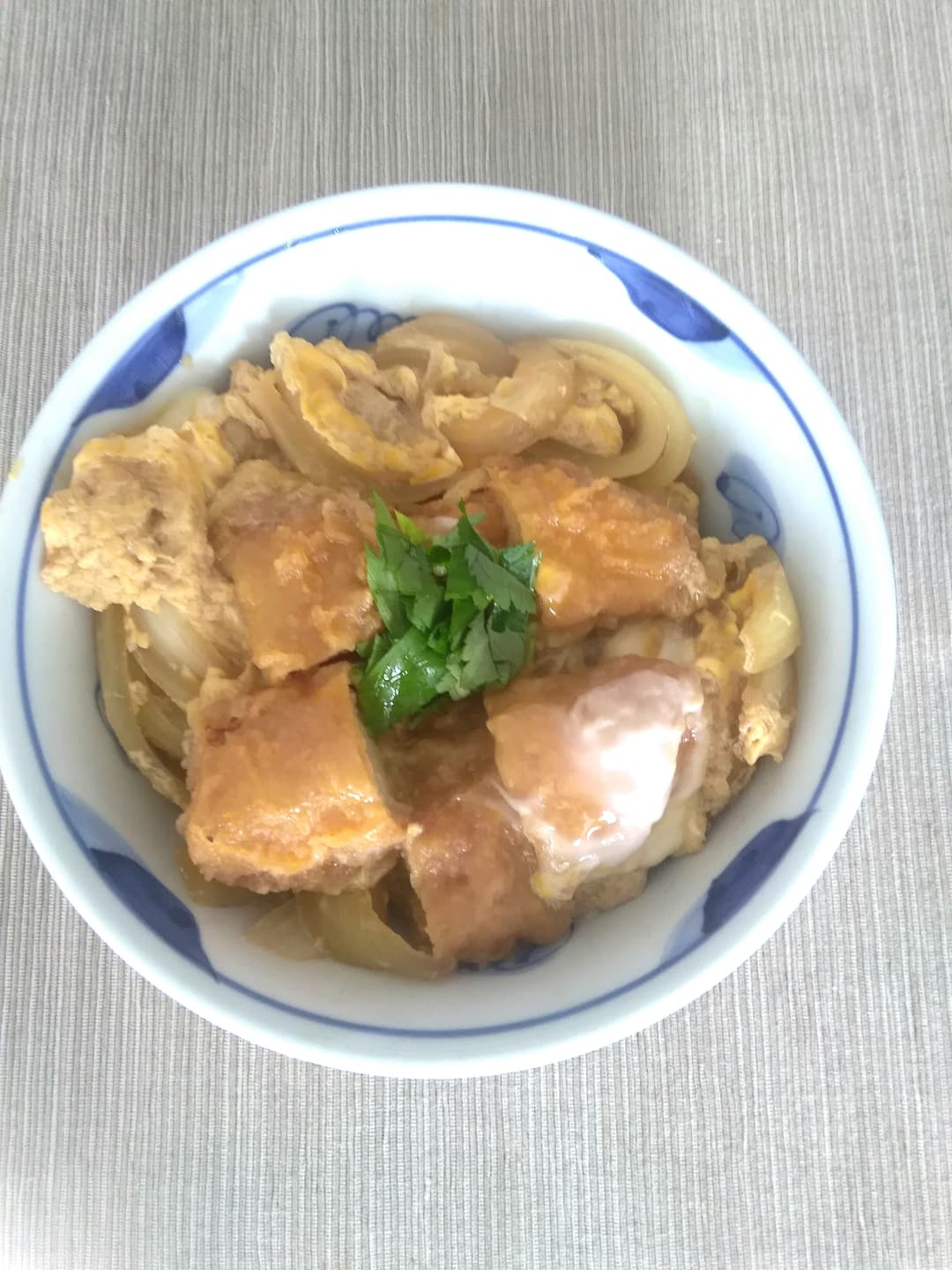 かしわ天丼の完成写真