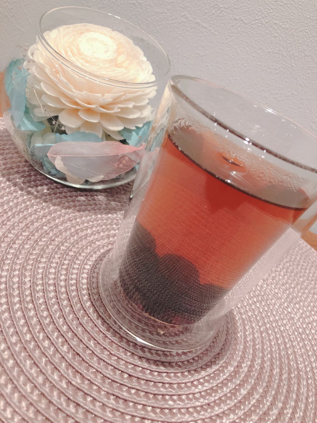 蜂蜜ブルーベリーティーの完成写真