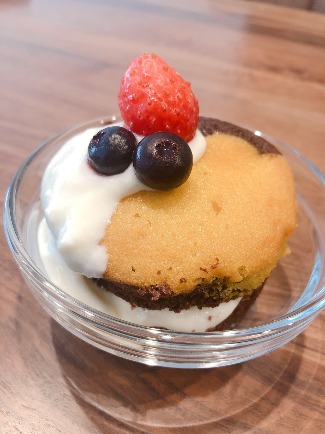 レアチーズケーキマフィンの完成写真