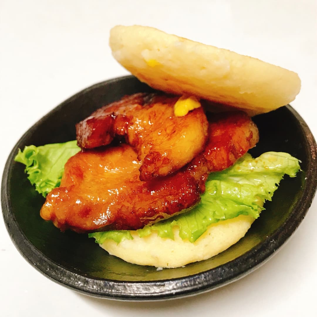 ポケモンホットケーキ角煮まん風の完成写真