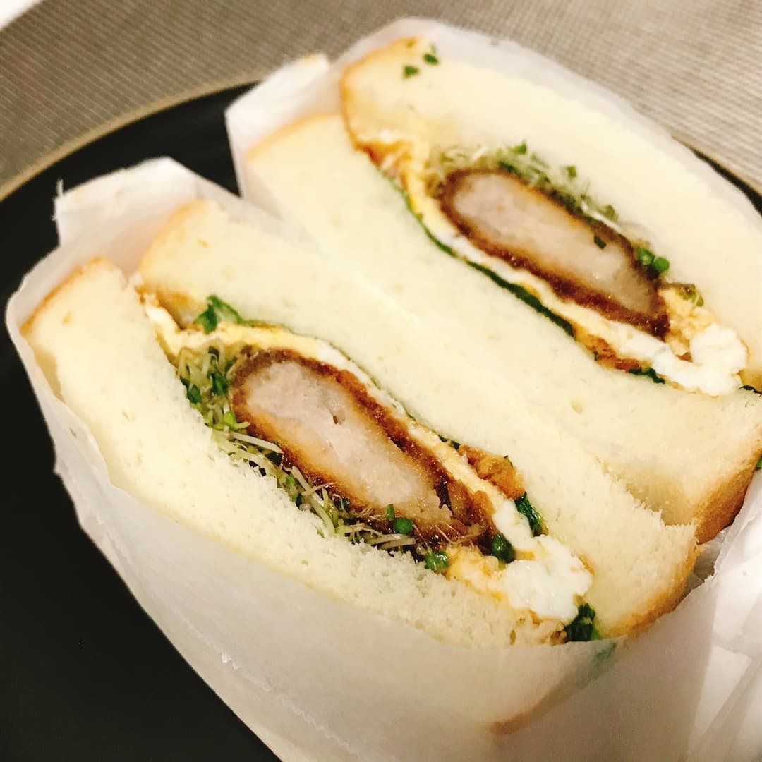 みそカツサンドの完成写真
