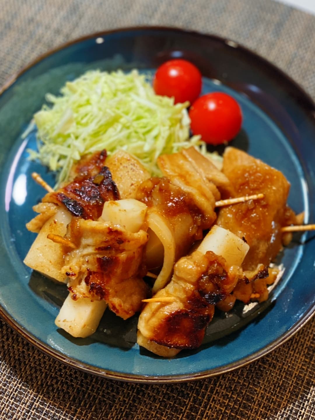 生姜焼きモチの完成写真
