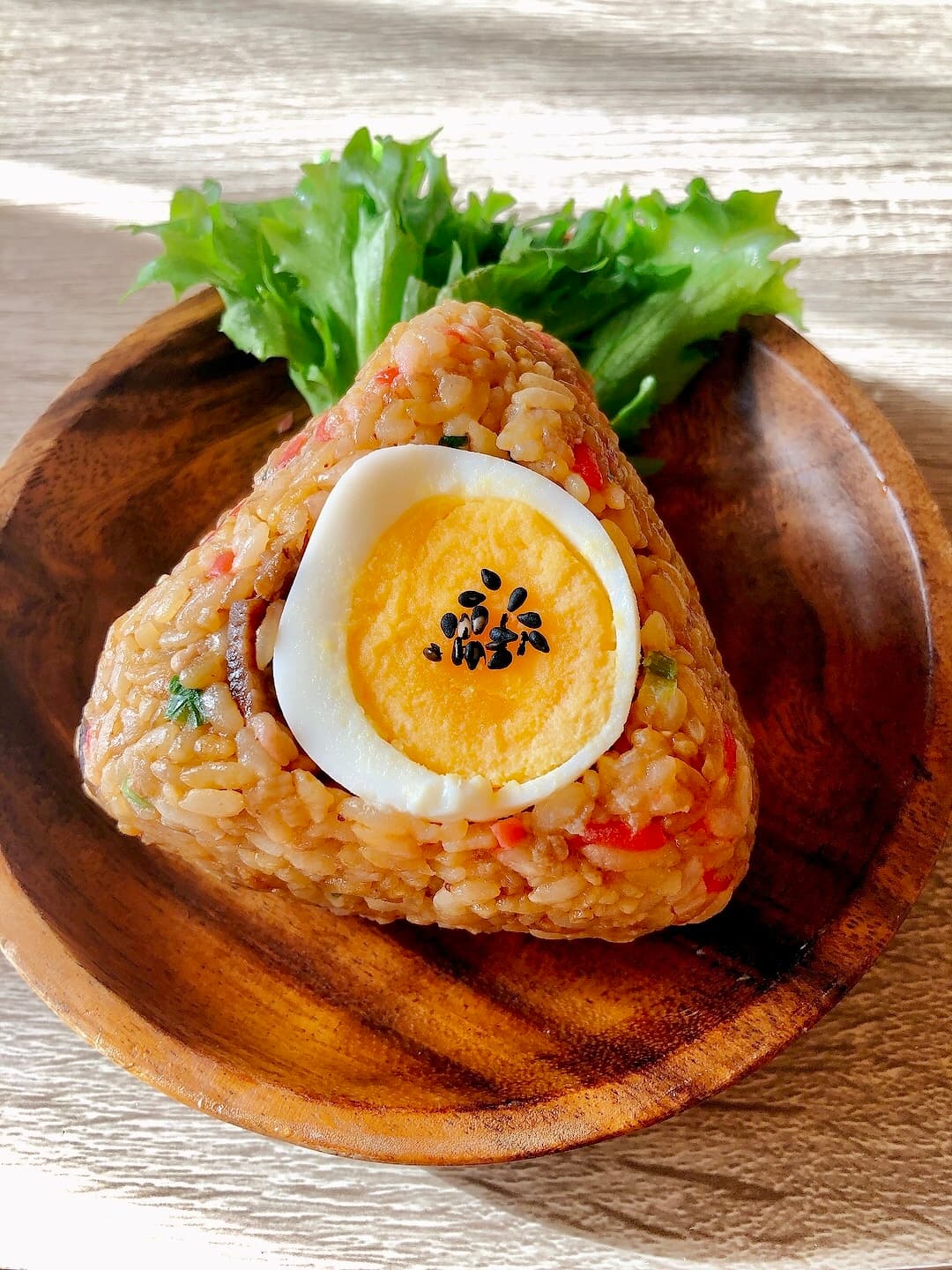 牛すき焼きめしの満足おにぎりの完成写真