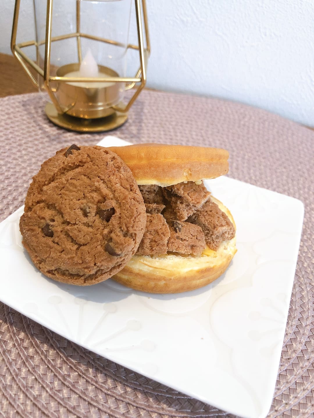 カスタード今川焼クッキーサンドの完成写真
