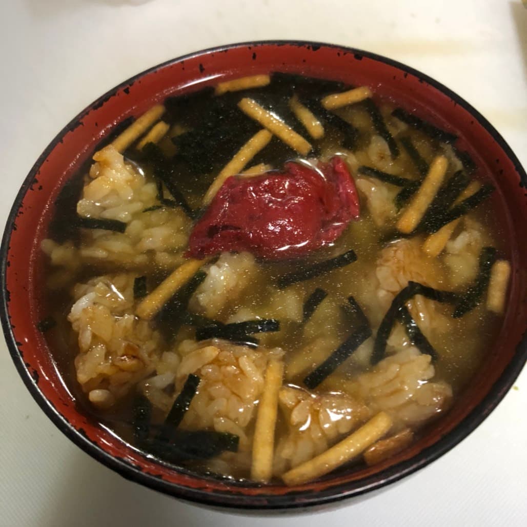 焼きおに茶漬けの完成写真