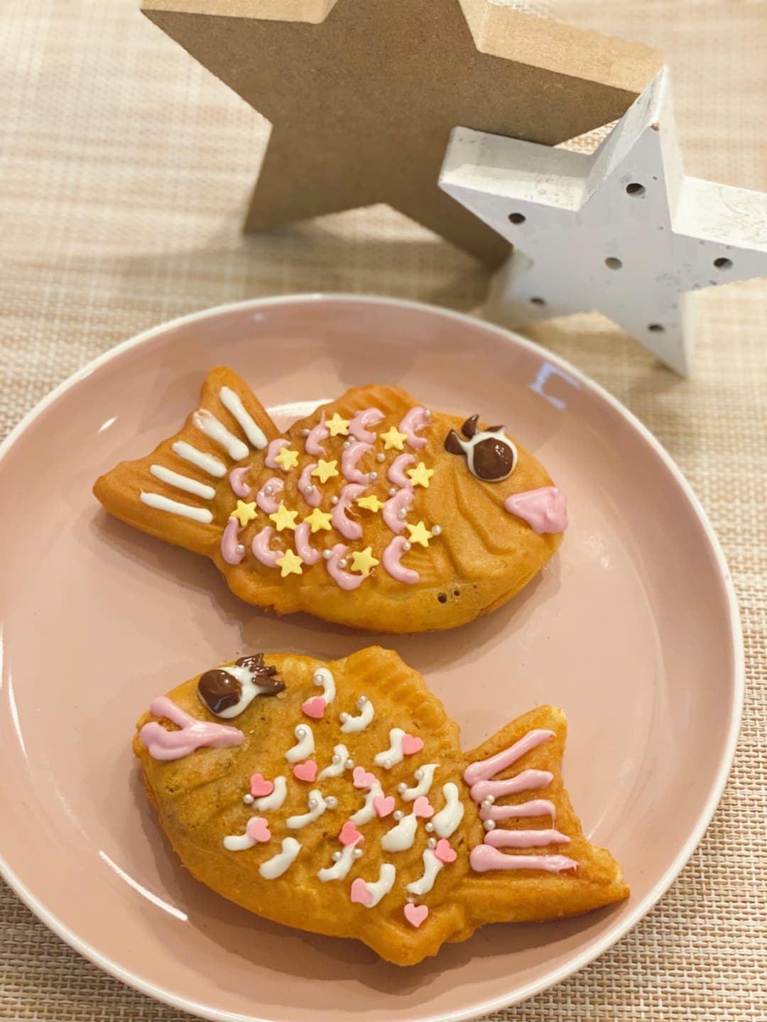 デコ⭐︎たいやきの完成写真