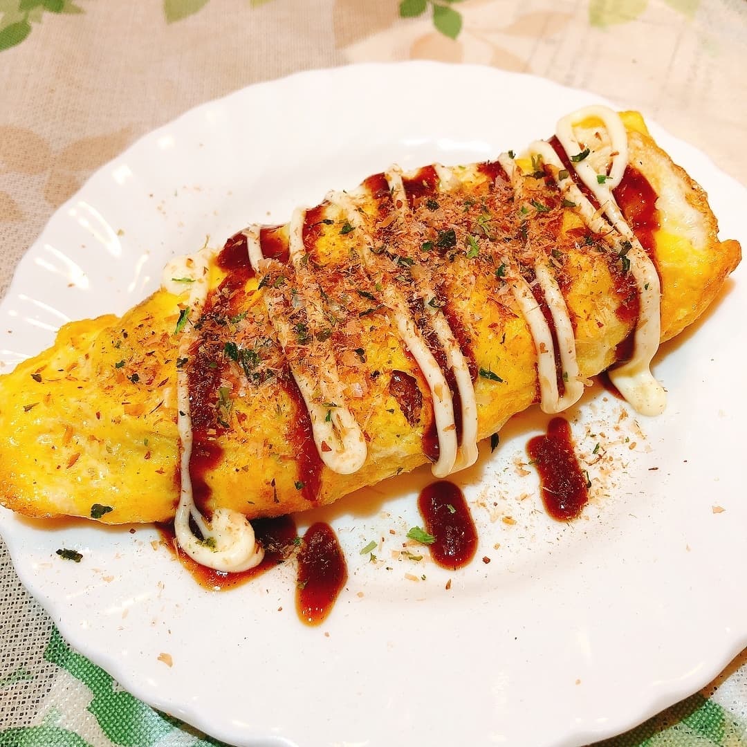 とんぺい焼きinたこ焼きの完成写真