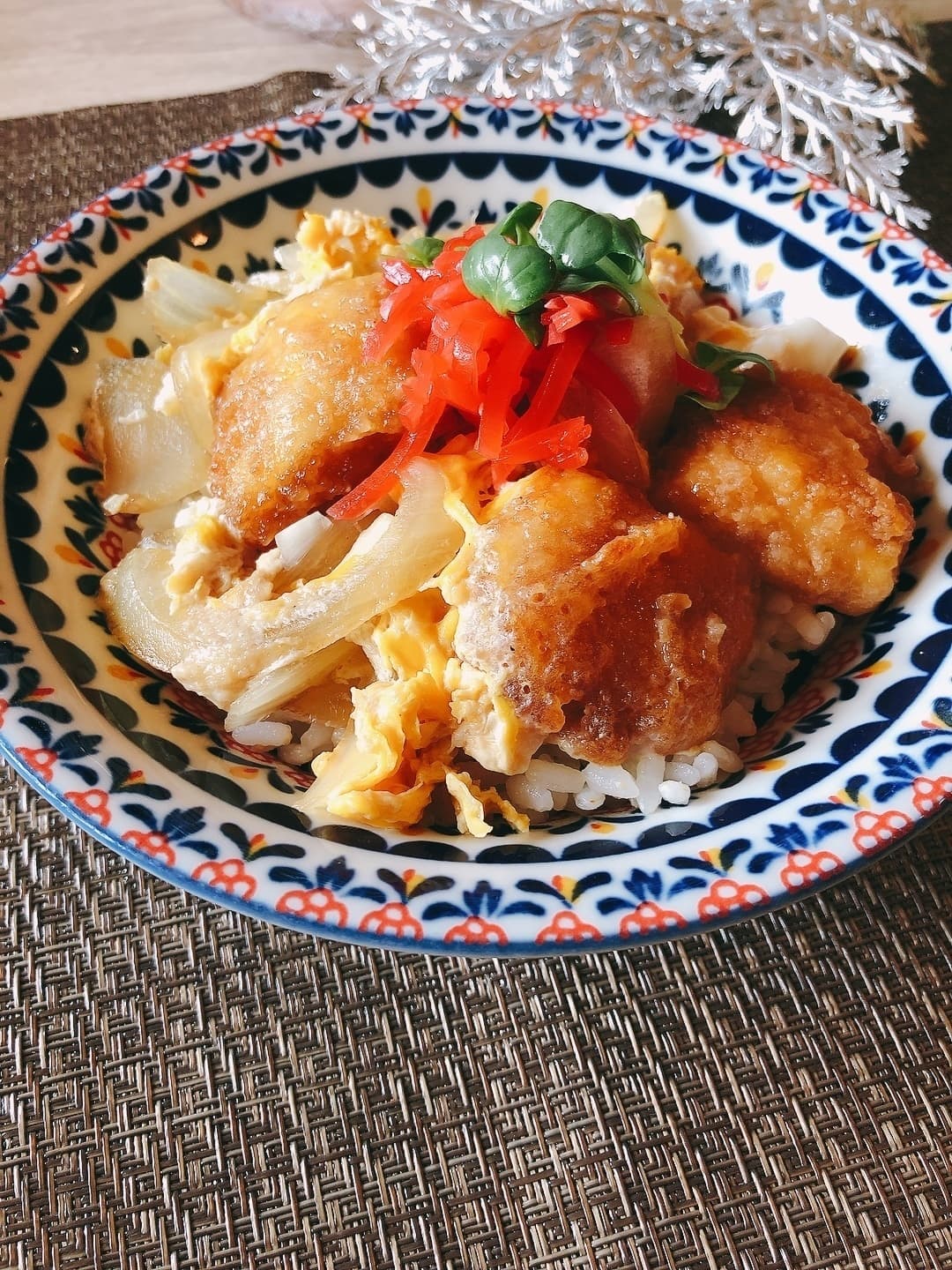 旨から親子丼の完成写真