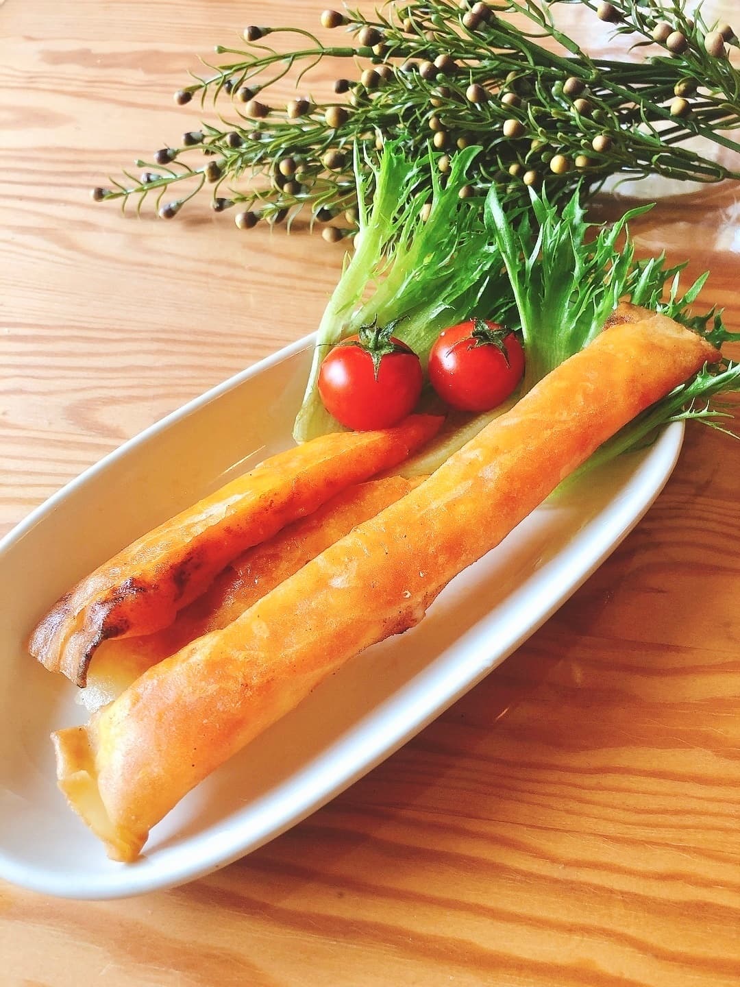 エビチリチーズ揚げの完成写真