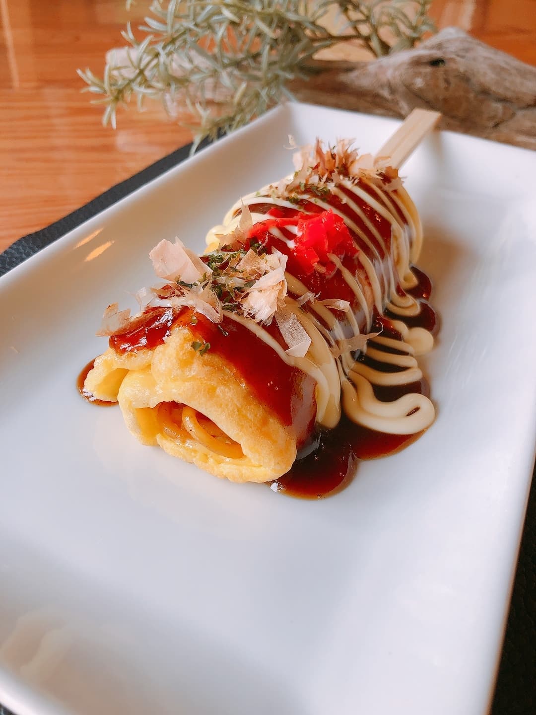 焼きそば入り箸巻きの完成写真