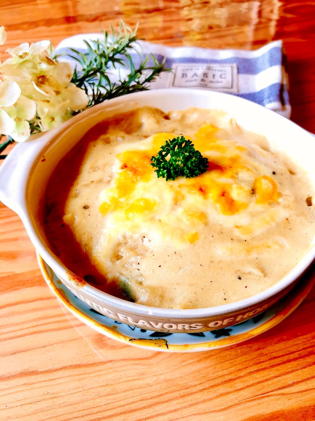 あさりの豆乳ドリアの完成写真