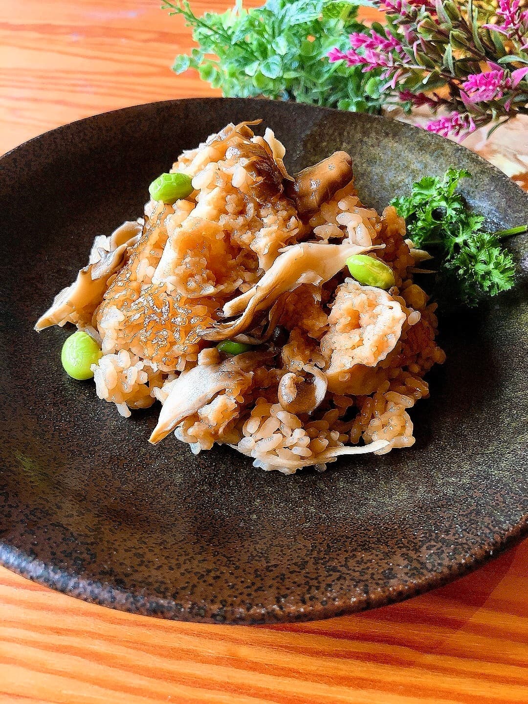 焼売炊き込みご飯の完成写真