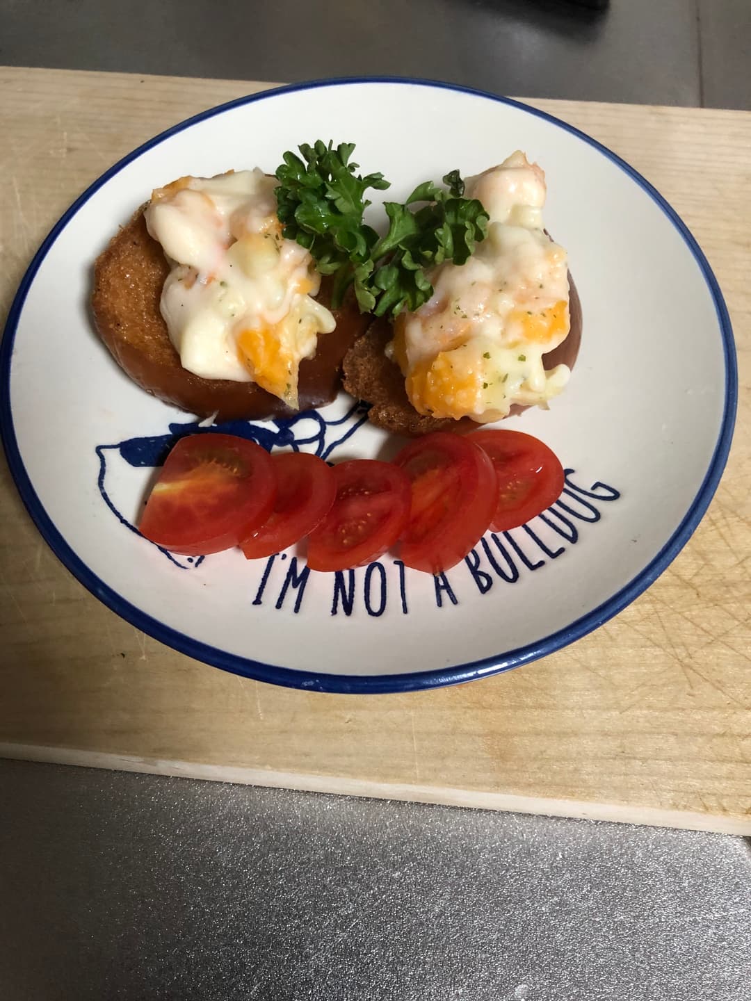 パン オン ザ エビグラタンの完成写真