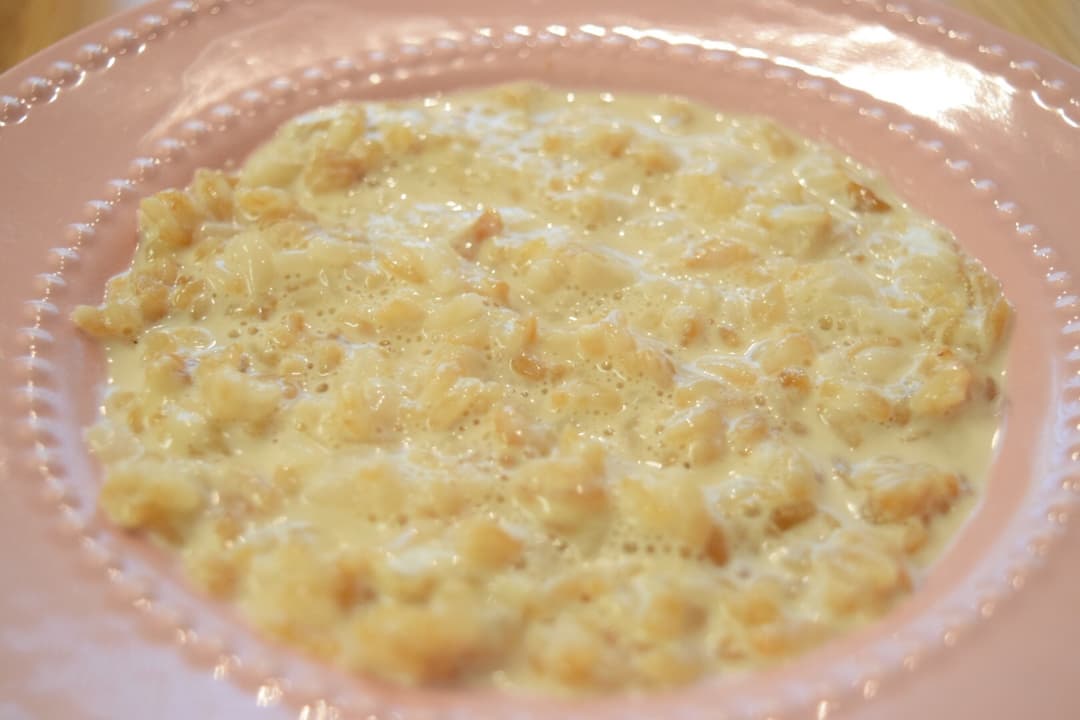 焼きおにぎりのリゾットの完成写真