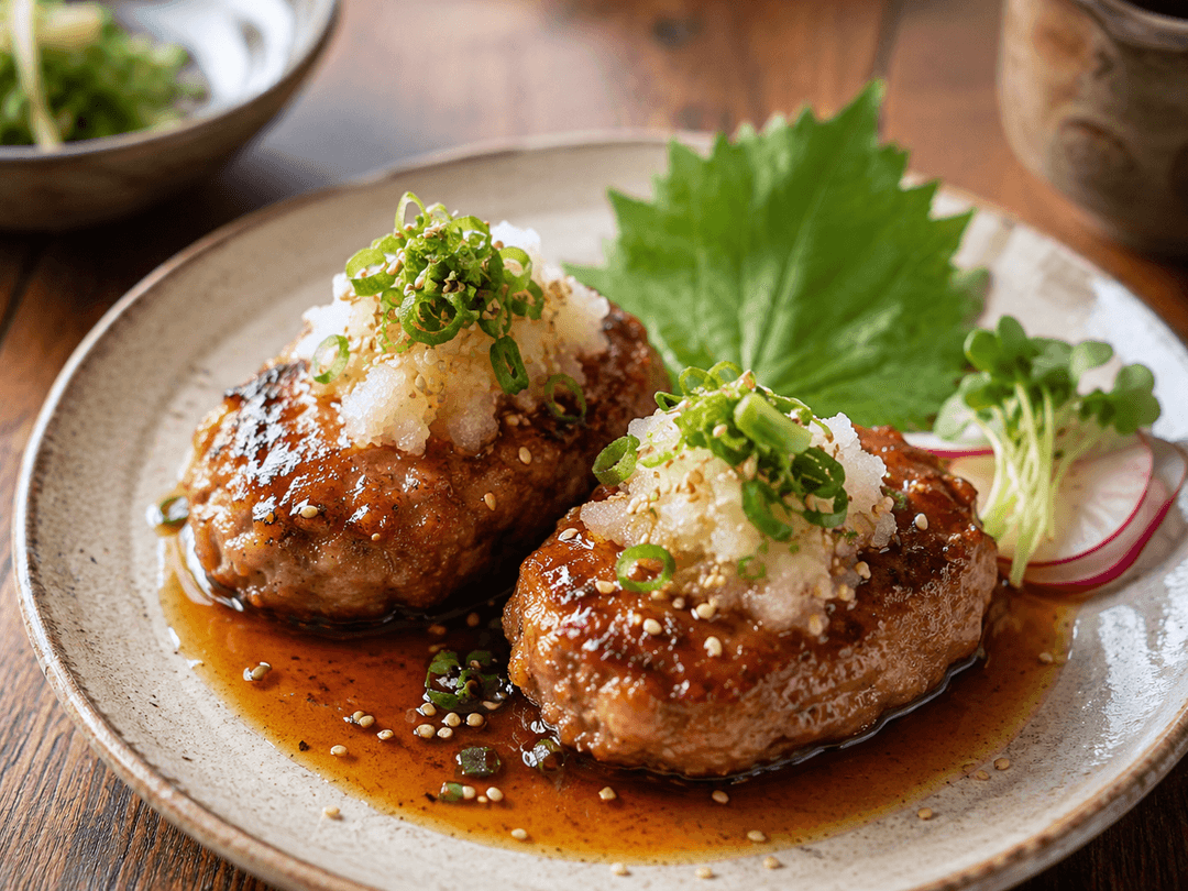 まぐろたたきで作る♡和風まぐろハンバーグの完成写真