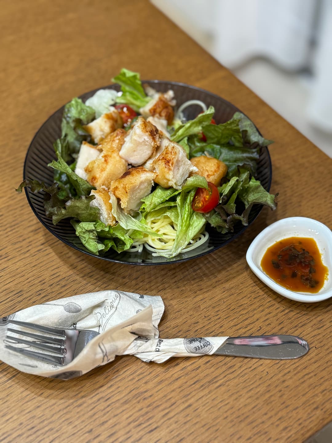 コンビニ風ごちそうパスタサラダの完成写真