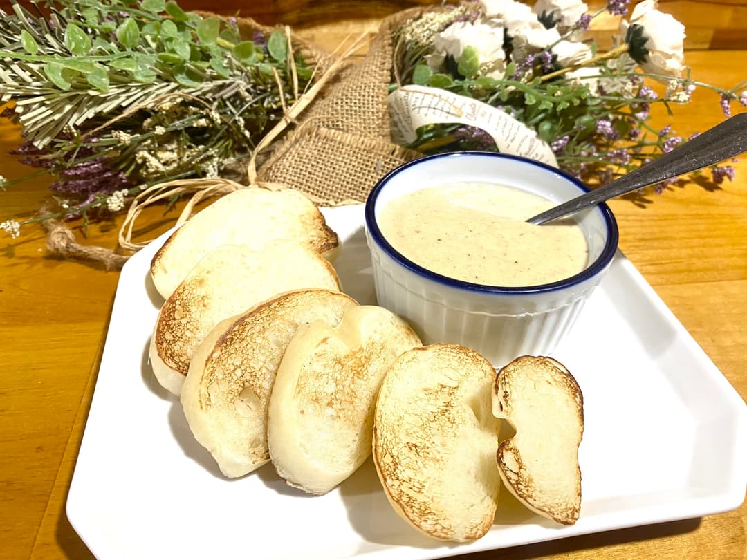 発酵調味料とサワラのブランダードの完成写真