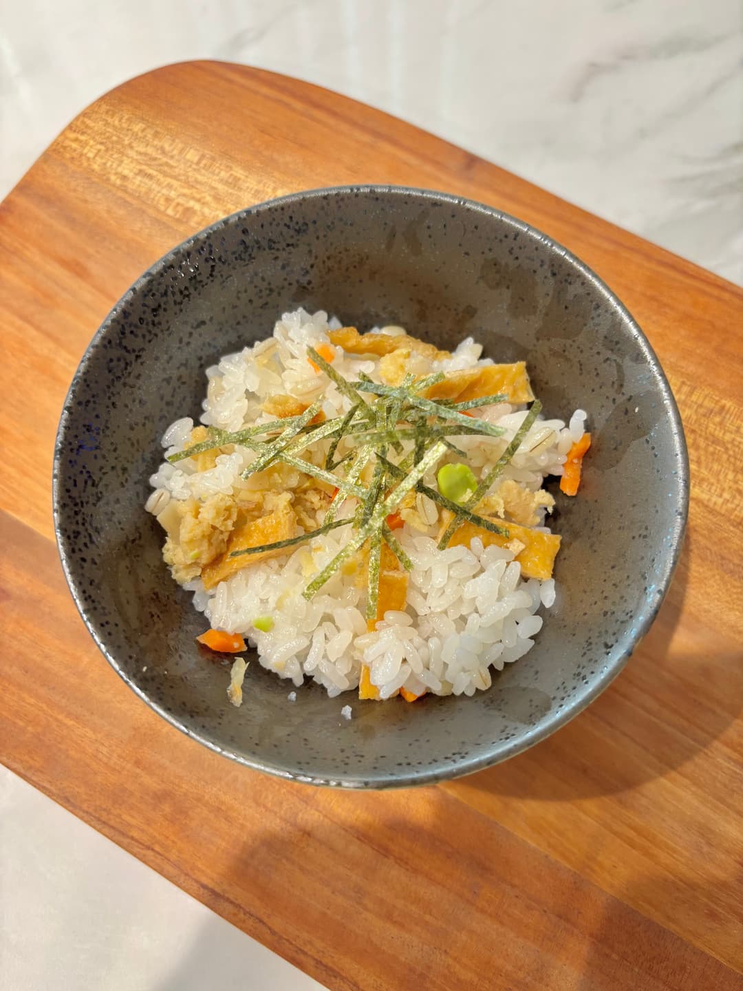 五目いなり風 混ぜご飯の完成写真