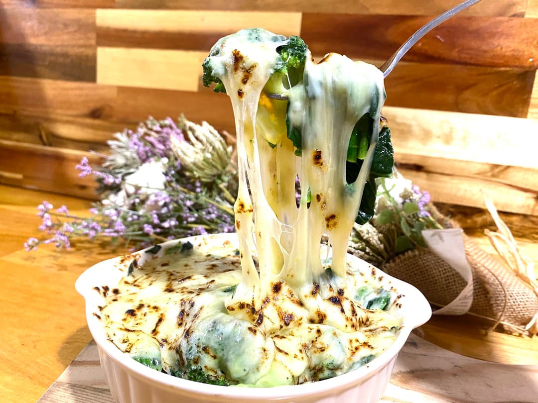 温野菜のチーズグラタンの完成写真