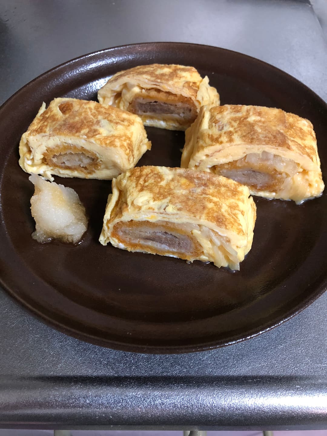 カツとじ風卵焼きの完成写真