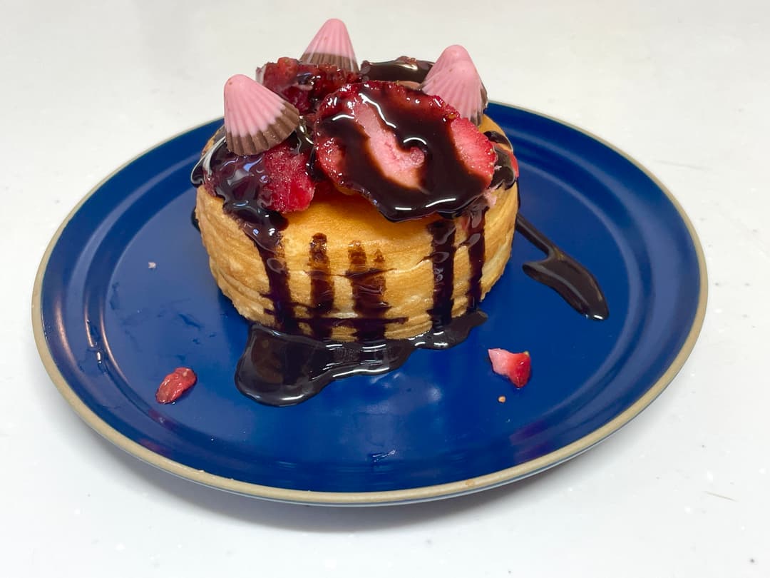 いちごチョコレート今川焼クリームチーズの完成写真