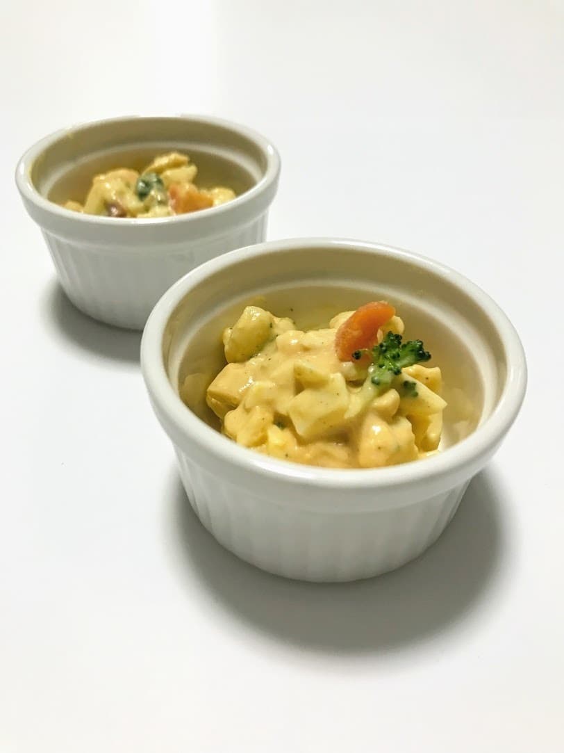 6種野菜と卵のマヨ和えの完成写真