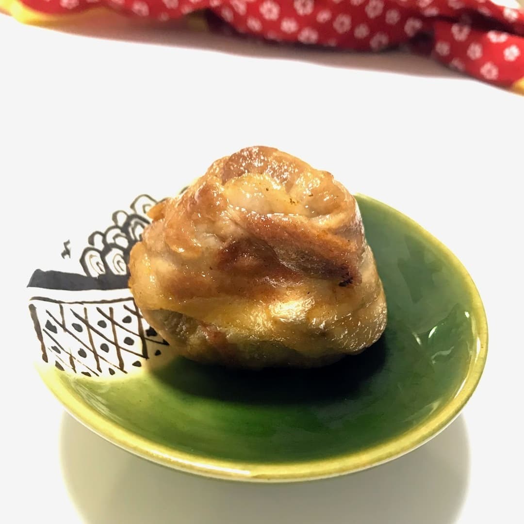 肉巻焼きおにぎりの完成写真